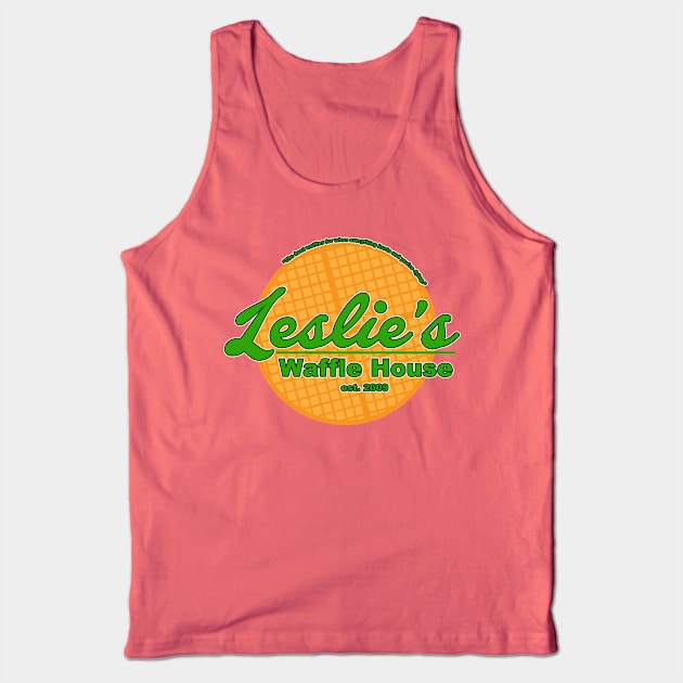 Leslie's Waffle House Tank Top by The Bandwagon Society